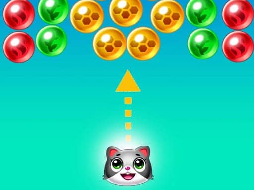 Screenshot van Save the cats - Bubble shooter