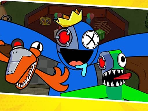 Screenshot van Survivor In Rainbow Monster