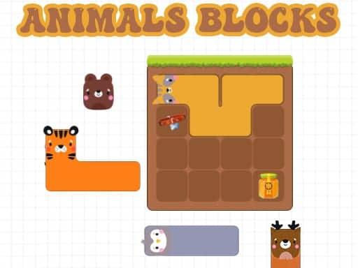 Screenshot van Animals Blocks