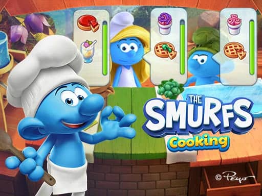 Screenshot van The Smurfs Cooking