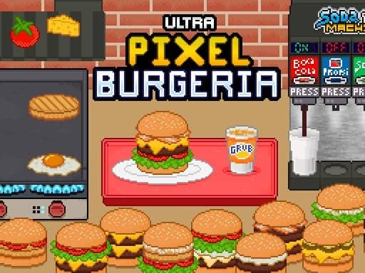 Screenshot van Ultra Pixel Burgeria