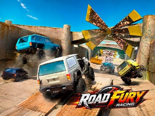 Screenshot van Road Fury - Racing