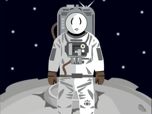 Screenshot van Stickman in space