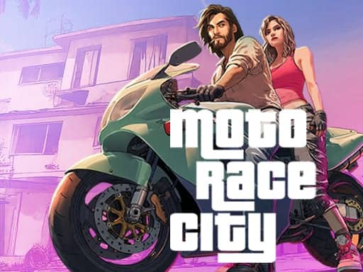 Screenshot van Moto Race City