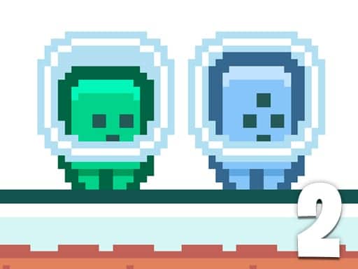 Screenshot van Green and Blue Cuteman 2