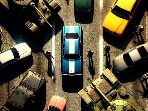 Screenshot van GTA Car Rush