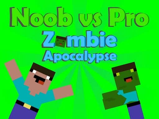 Screenshot van Noob vs Pro Zombi Apocalypse