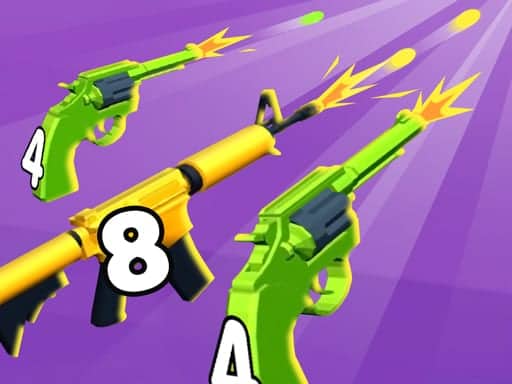 Screenshot van Merge 2048 Gun Rush