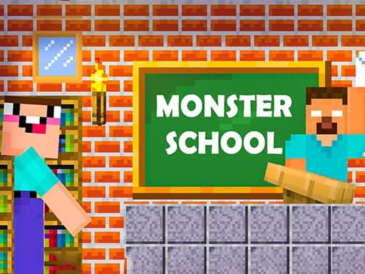 Screenshot van Monster School Challenges