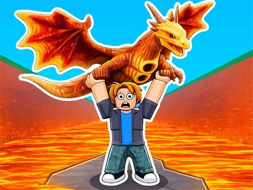 Screenshot van Brainrots Lava Survive Online