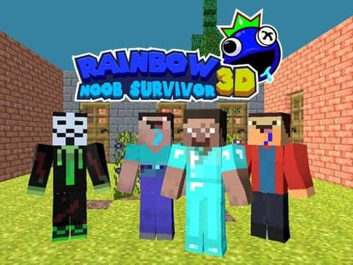 Screenshot van Rainbow Noob Survivor