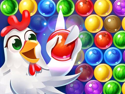 Screenshot van Bubble Shooter - Farm Fruit