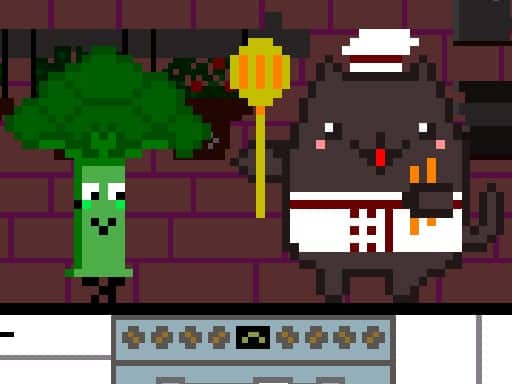 Screenshot van Cat Chef and Broccoli