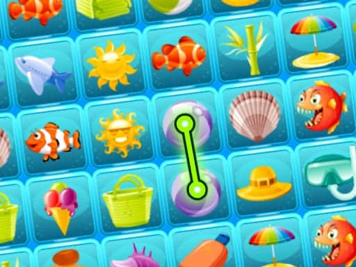 Screenshot van Beach Connect Mahjong