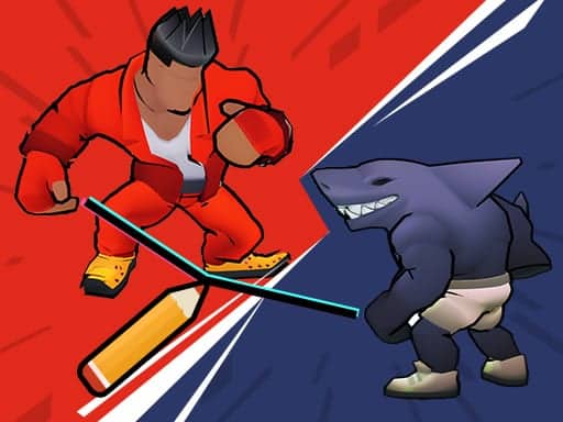 Screenshot van Action King: Draw Fight