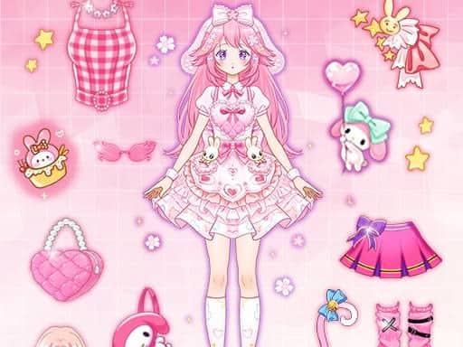 Screenshot van Idol Livestream: Doll Dress Up