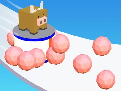 Screenshot van Sticky Ball Rush