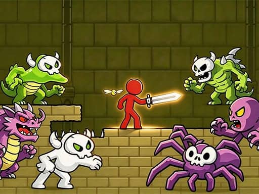 Screenshot van Stickman Adventure