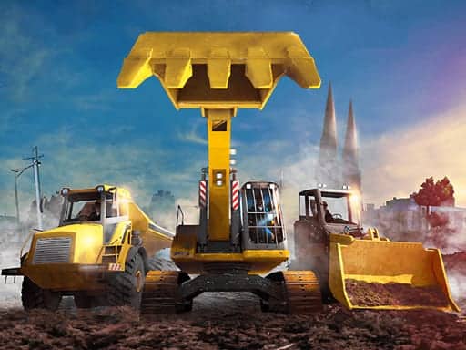 Screenshot van Excavator Simulator 3D