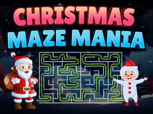 Screenshot van Christmas Maze Mania
