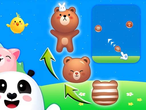 Screenshot van Animal Merge: Bubble Shooter