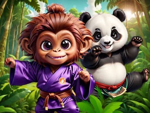 Screenshot van Kung-Fu Little Animals