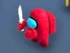 Screenshot van Among U Red Imposter